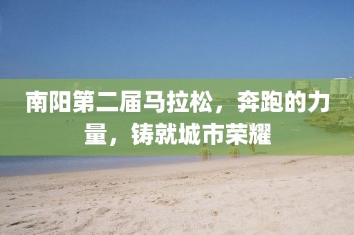 南阳第二届马拉松，奔跑的力量，铸就城市荣耀