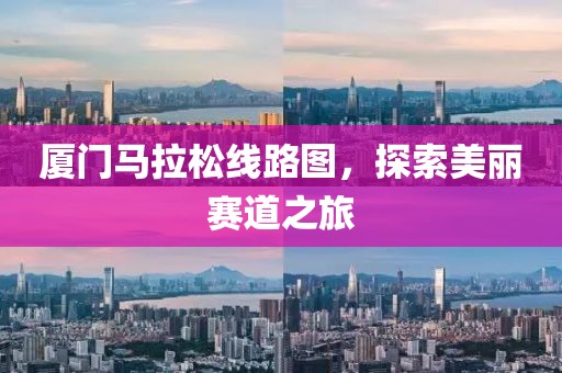 厦门马拉松线路图，探索美丽赛道之旅