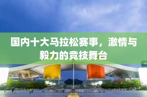 国内十大马拉松赛事，激情与毅力的竞技舞台