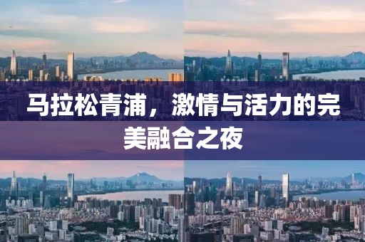 马拉松青浦，激情与活力的完美融合之夜