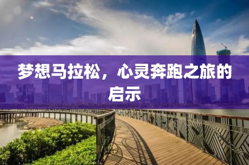 梦想马拉松，心灵奔跑之旅的启示