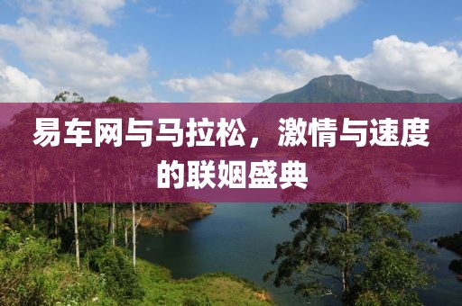 易车网与马拉松，激情与速度的联姻盛典