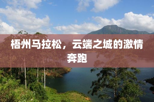 梧州马拉松，云端之城的激情奔跑
