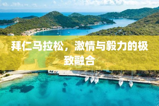 拜仁马拉松，激情与毅力的极致融合