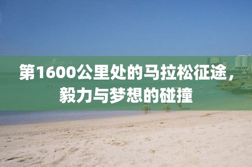 第1600公里处的马拉松征途，毅力与梦想的碰撞