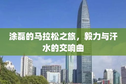涂磊的马拉松之旅，毅力与汗水的交响曲