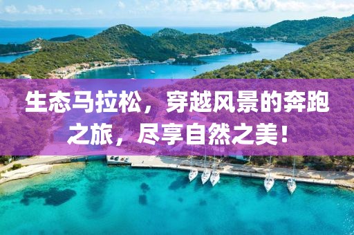 生态马拉松，穿越风景的奔跑之旅，尽享自然之美！
