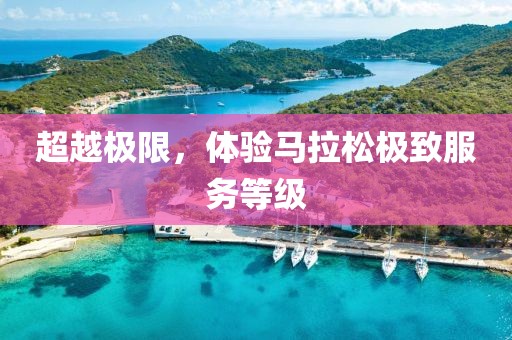超越极限，体验马拉松极致服务等级