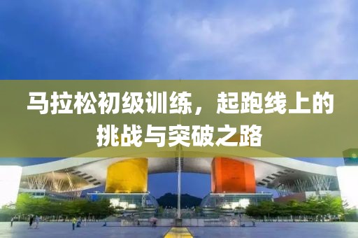 马拉松初级训练，起跑线上的挑战与突破之路