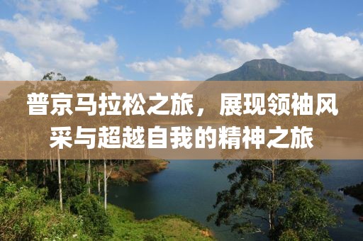 普京马拉松之旅，展现领袖风采与超越自我的精神之旅