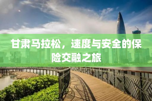 甘肃马拉松，速度与安全的保险交融之旅