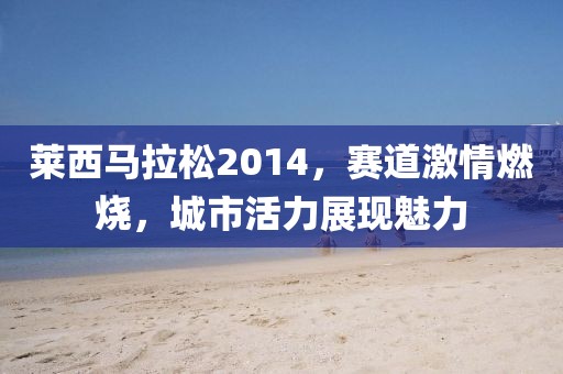 莱西马拉松2014，赛道激情燃烧，城市活力展现魅力