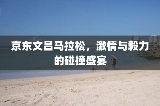 京东文昌马拉松，激情与毅力的碰撞盛宴