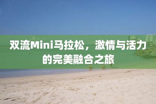 双流Mini马拉松，激情与活力的完美融合之旅