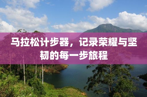 马拉松计步器，记录荣耀与坚韧的每一步旅程
