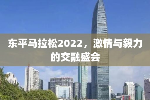 东平马拉松2022，激情与毅力的交融盛会
