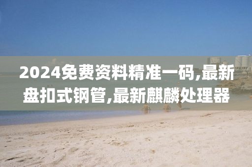 2024免费资料精准一码,最新盘扣式钢管,最新麒麟处理器