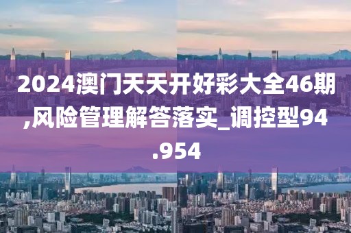 2024澳门天天开好彩大全46期,风险管理解答落实_调控型94.954