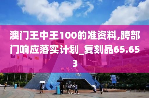 澳门王中王100的准资料,跨部门响应落实计划_复刻品65.653