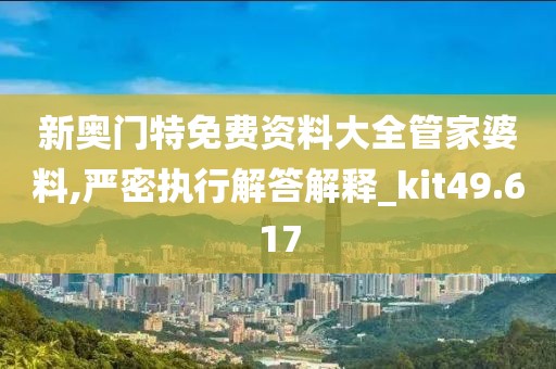 新奥门特免费资料大全管家婆料,严密执行解答解释_kit49.617