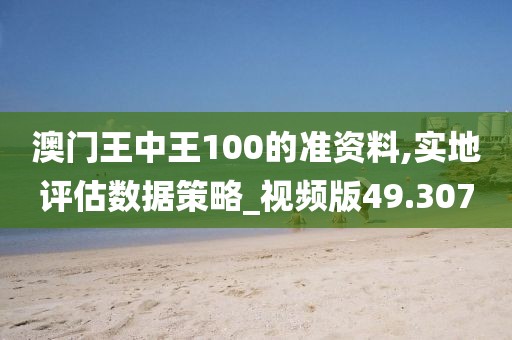 澳门王中王100的准资料,实地评估数据策略_视频版49.307