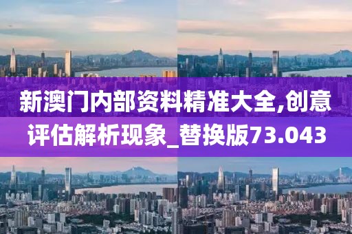 新澳门内部资料精准大全,创意评估解析现象_替换版73.043