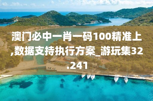 澳门必中一肖一码100精准上,数据支持执行方案_游玩集32.241