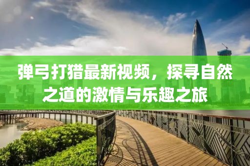 弹弓打猎最新视频，探寻自然之道的激情与乐趣之旅