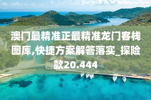 澳门最精准正最精准龙门客栈图库,快捷方案解答落实_探险款20.444