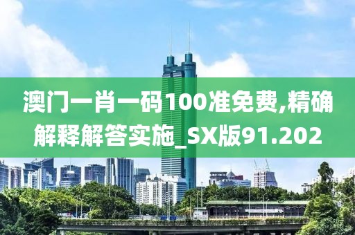 澳门一肖一码100准免费,精确解释解答实施_SX版91.202