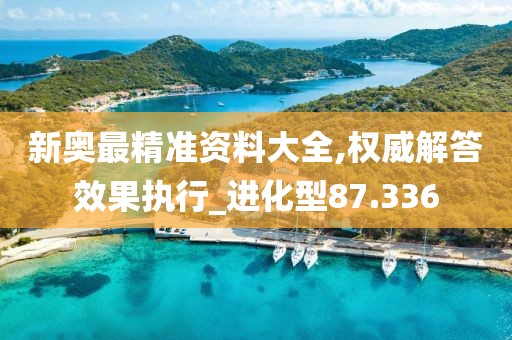 新奥最精准资料大全,权威解答效果执行_进化型87.336